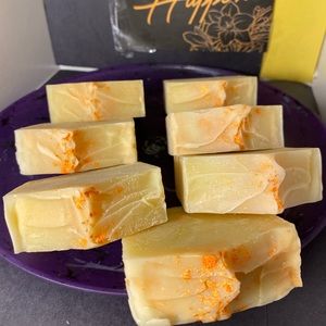 Zesty Orange Handmade Soap Bars All Natural Ingredients